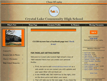 Tablet Screenshot of clchs1969.com